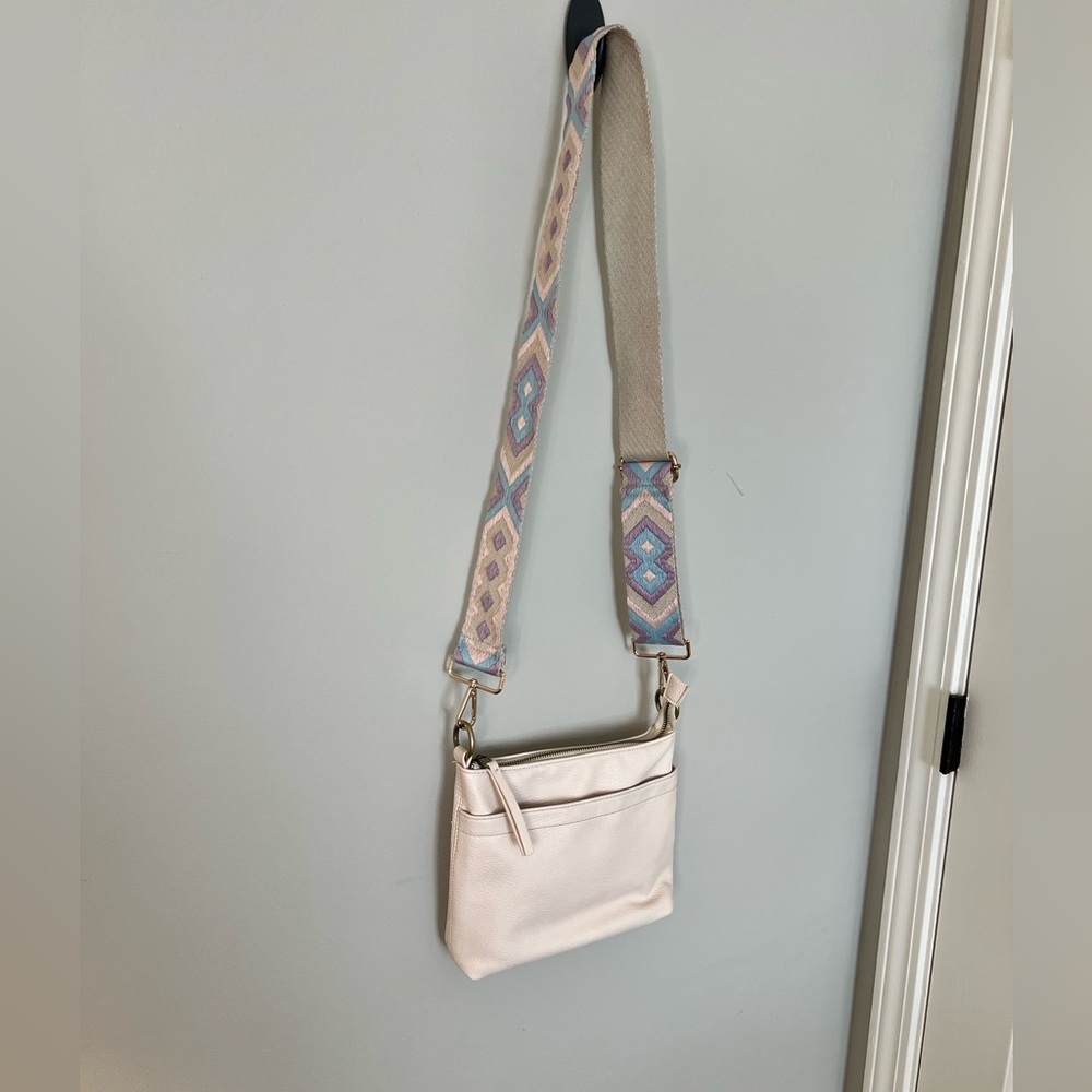 Joy Susan purse with guitar strap